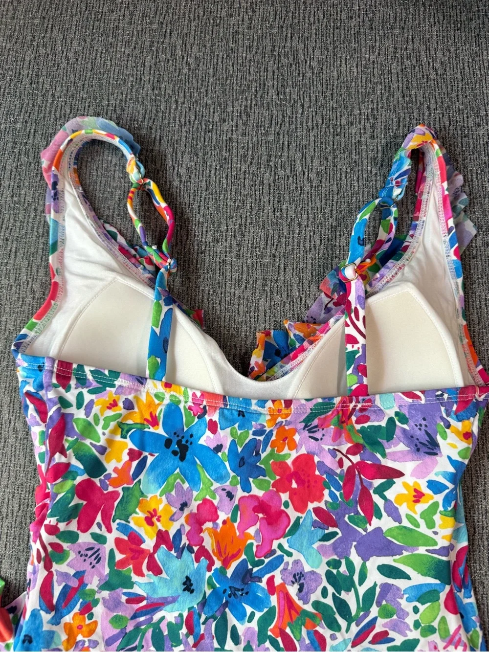Tommy Bahama Women’s Watercolor Floral Wrap Front One - Piece Swimsuit